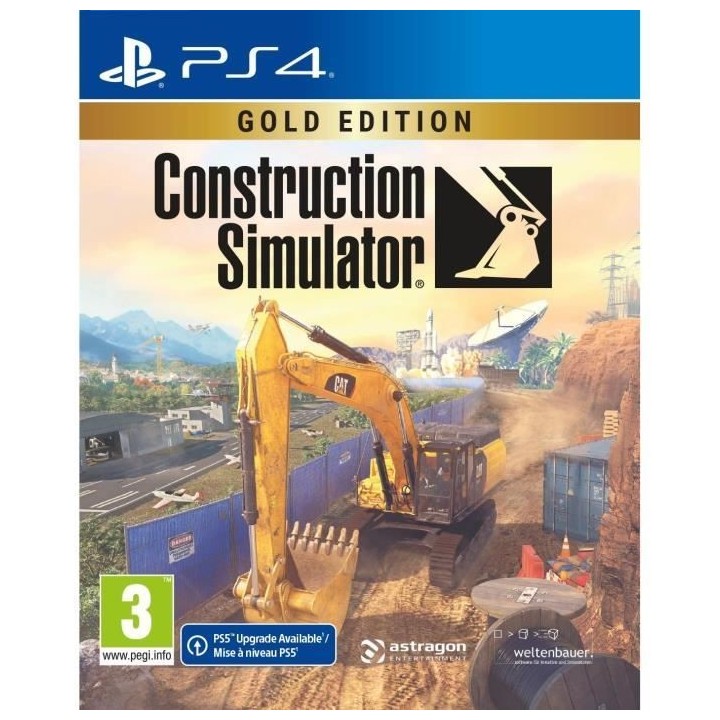 Construction Simulator - Jeu PS4 - Gold Edition