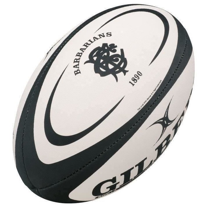 GILBERT Ballon de rugby REPLICA - Barbarians - Taille 5