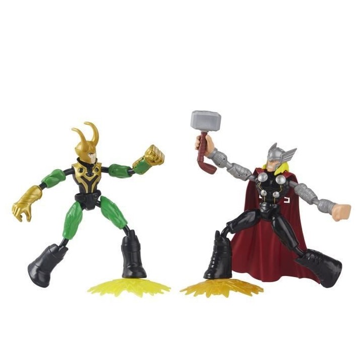 MARVEL AVENGERS - Bend and Flex - Figurines flexibles Thor Vs. Loki de