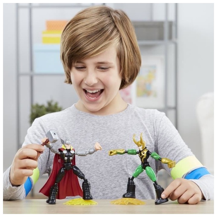 MARVEL AVENGERS - Bend and Flex - Figurines flexibles Thor Vs. Loki de