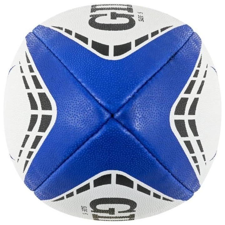 GILBERT Ballon de rugby taille 5 trainer, bleu marine