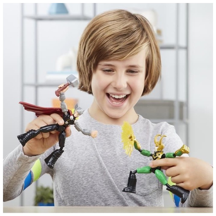 MARVEL AVENGERS - Bend and Flex - Figurines flexibles Thor Vs. Loki de