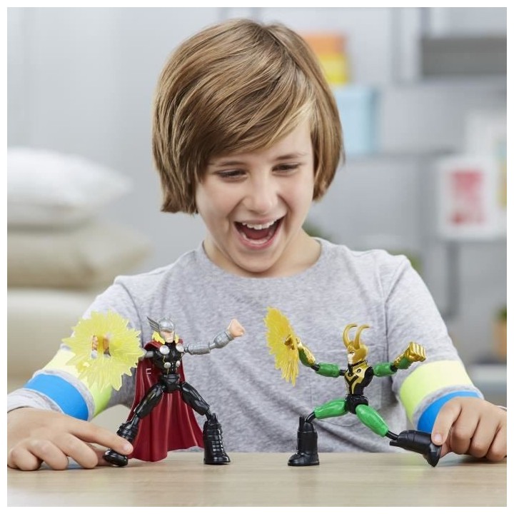 MARVEL AVENGERS - Bend and Flex - Figurines flexibles Thor Vs. Loki de