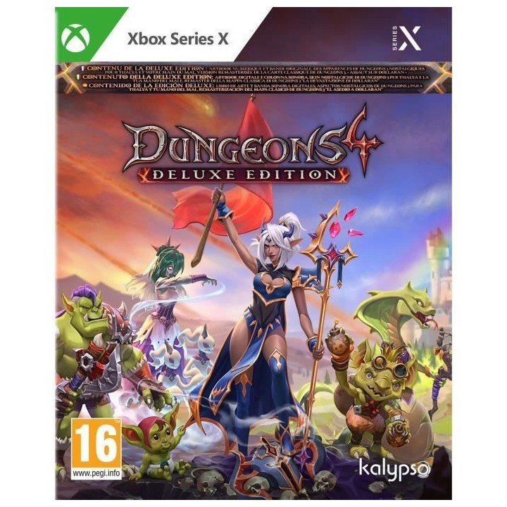 Dungeons 4 - Jeu Xbox - Edition Deluxe