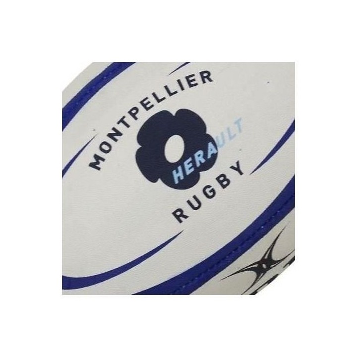 GILBERT Ballon de rugby REPLICA - Montpellier - Taille 5