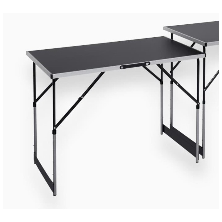 Lot de 3 tables a tapisser - MEISTER - Tables multifonctions - En alum