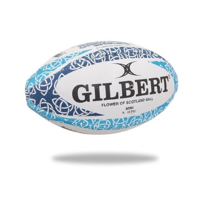 GILBERT Ballon de rugby MASCOTTES - Ecosse Flower of Scotland - Taille