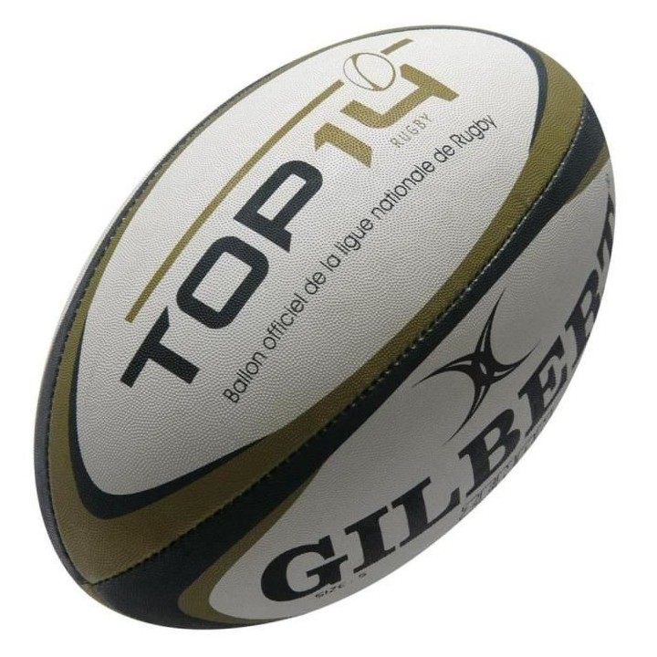 GILBERT Ballon de rugby G-TR4000 Top 14 - Taille 5 - Homme