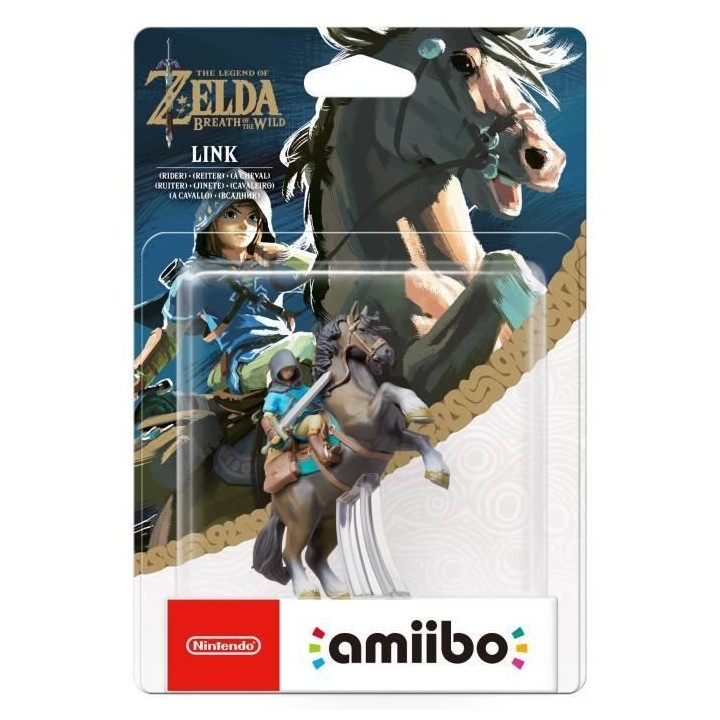 Figurine Amiibo - Link Cavalier (Breath of the Wild) • Collection Th