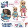 BABY ALIVE - Baby Grows Up (Happy) - Happy Hope ou Merry Meadow - Poupée qui grandit et parle - accessoires surprise