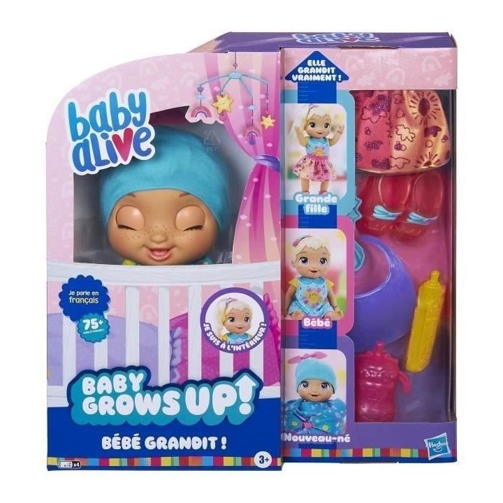 BABY ALIVE - Baby Grows Up (Happy) - Happy Hope ou Merry Meadow - Poup