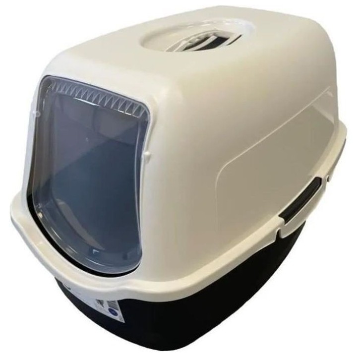 SACHA Maison de toilette pour chat - Bac a litiere - 56 x 40 x 39 cm -