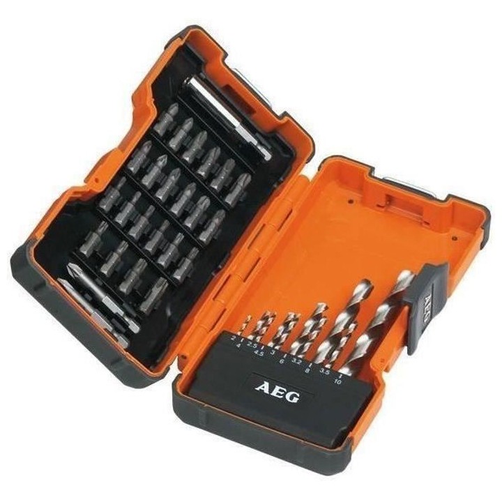 AEG - Coffret 35 pieces embouts de vissage et perçage