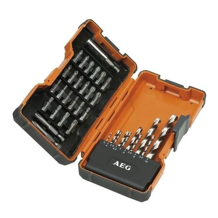 AEG - Coffret 35 pieces embouts de vissage et perçage