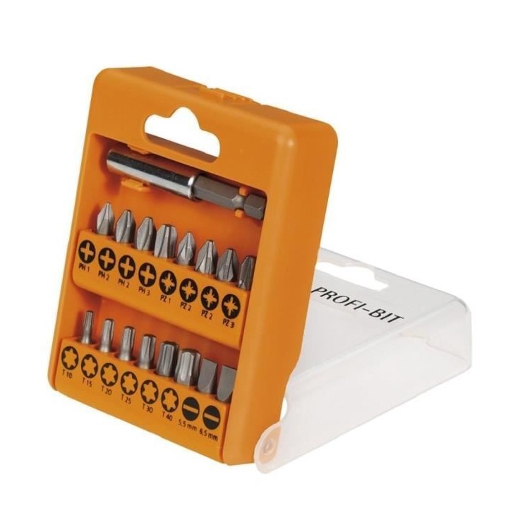 AEG - Coffret PROFIBIT 16 embouts de vissage 25 mm