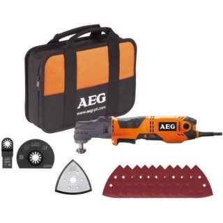 AEG POWERTOOLS - Multitool OMNIPRO Filaire 300W - Tete interchangeable