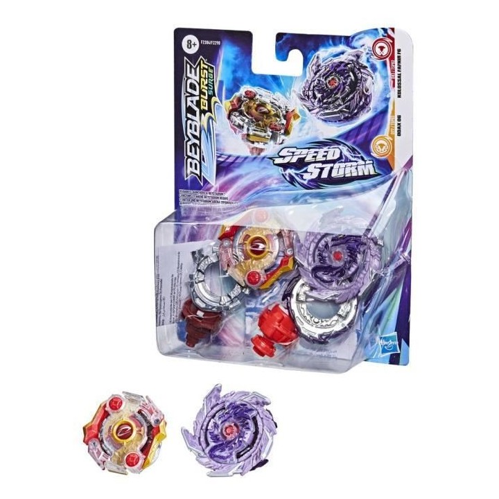 BEYBLADE - Burst Surge Dual Pack - 2 toupies de compétition Speedstor