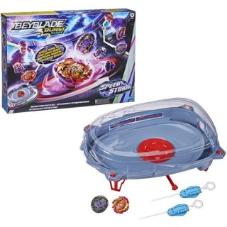 BEYBLADE - Burst Surge Speedstorm - Set de combat Motor Strike - arene