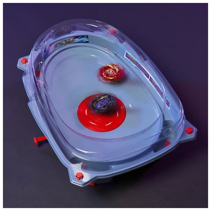 BEYBLADE - Burst Surge Speedstorm - Set de combat Motor Strike - arene