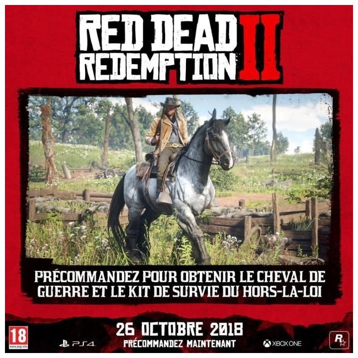 Red Dead Redemption 2 Jeu Xbox One