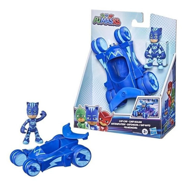 PYJAMASQUES - Véhicule de héros Chat-Bolide avec figurine Yoyo - jou