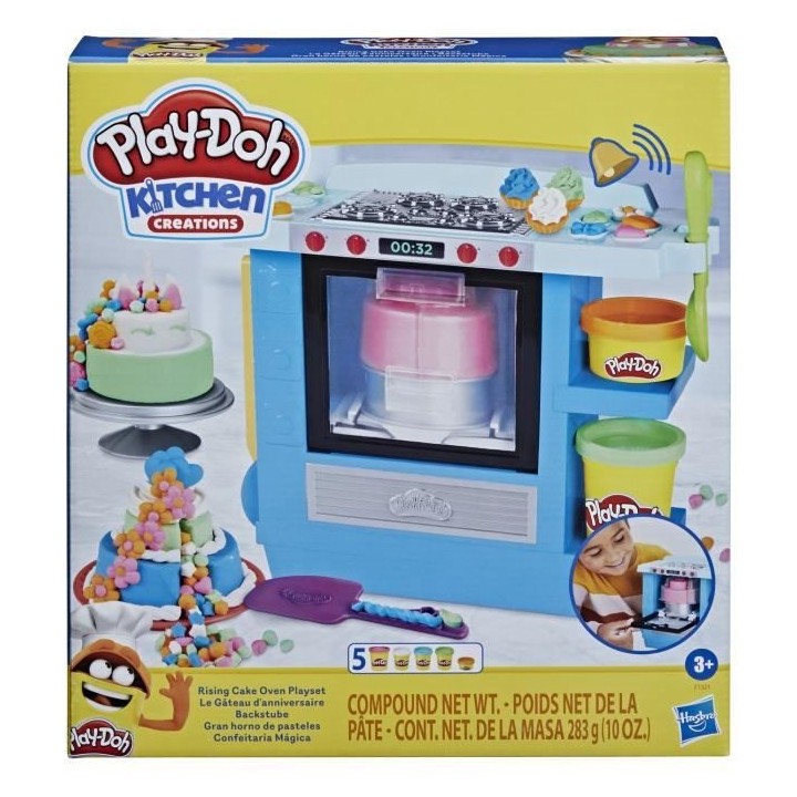 PLAY-DOH - Kitchen Creations - Le Gâteau d'anniversaire avec 5 Pots -