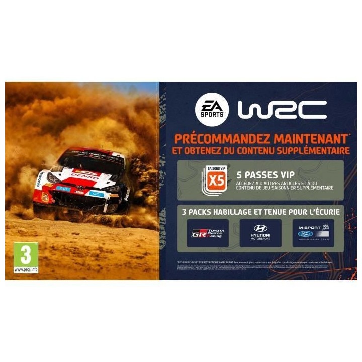 EA Sports WRC - Jeu Xbox Series X