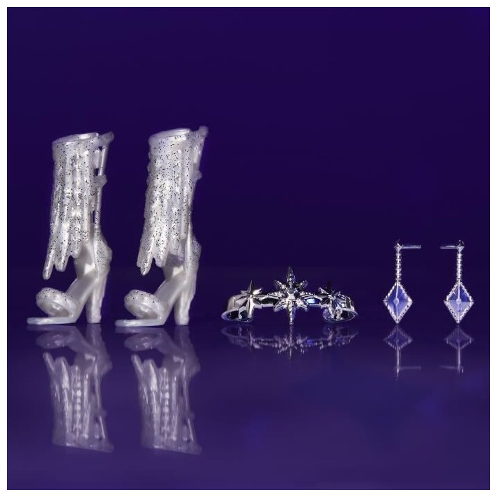 DISNEY PRINCESSES - Style Series - Poupée Elsa - accessoires pour Pou