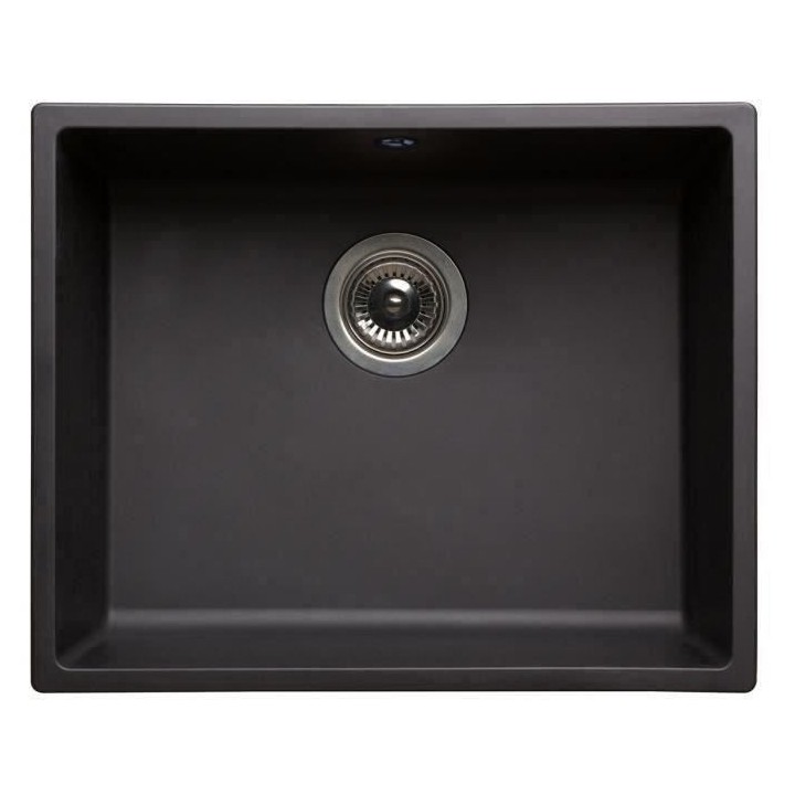 NORD INOX Evier cuisine a encastrer 1 cuve + 1 bonde a panier sans ég