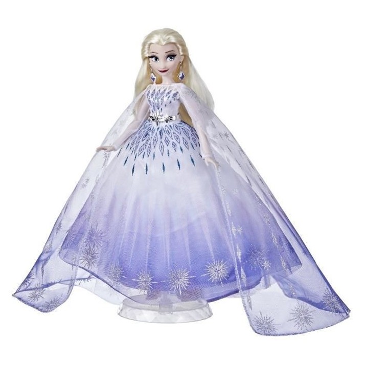 DISNEY PRINCESSES - Style Series - Poupée Elsa - accessoires pour Pou