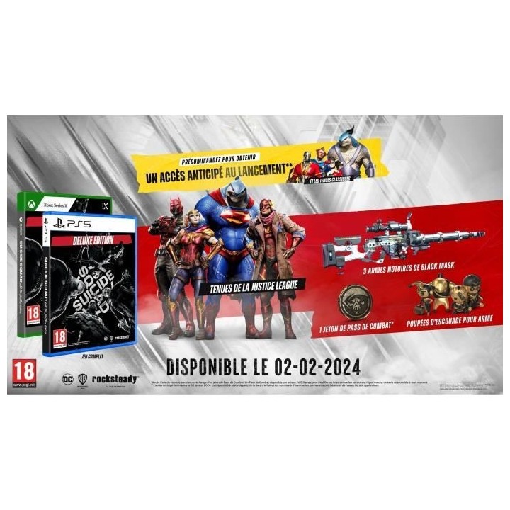 Suicide Squad : Kill The Justice League - Jeu Xbox Series X - Deluxe E