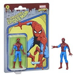 MARVEL LEGENDS Series - Figurine de collection retro Spider -Man de 9 - 5 cm