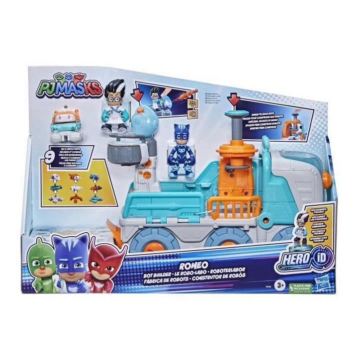 PYJAMASQUES - Robo-Labo de Roméo - Jouet préscolaire - véhicule 2 e