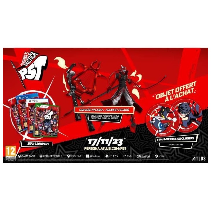 Persona 5 Tactica - Jeu PS5