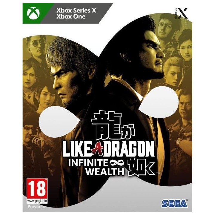 Like A Dragon Infinite Wealth - Jeu Xbox Series X et Xbox One
