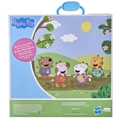 PEPPA PIG - Peppa's Adventures - Mallette Peppa et ses amis avec 4 figurines et mallette de transport - des 3 ans