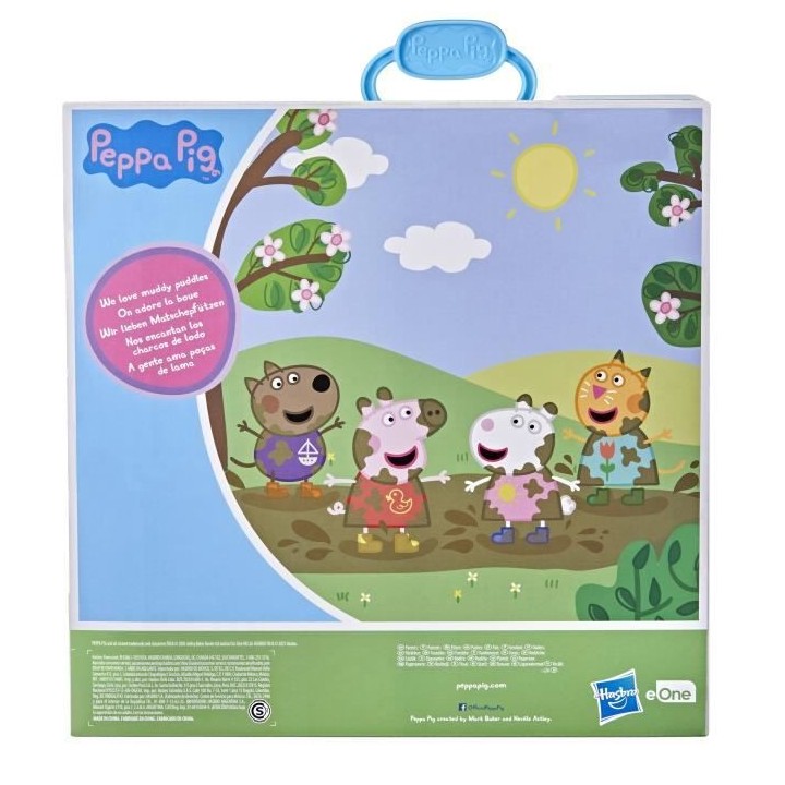 PEPPA PIG - Peppa's Adventures - Mallette Peppa et ses amis avec 4 fig