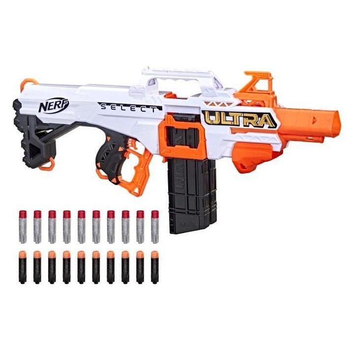 NERF - Ultra - Select - tire de 2 façons - inclut chargeurs et fléch