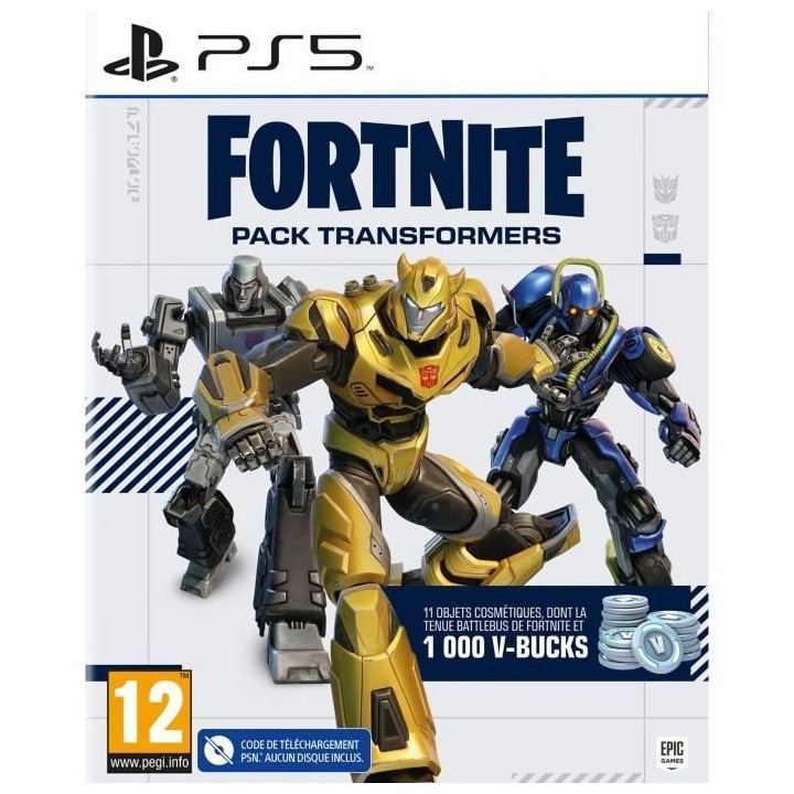 Fortnite Pack Transformers - Jeu PS5
