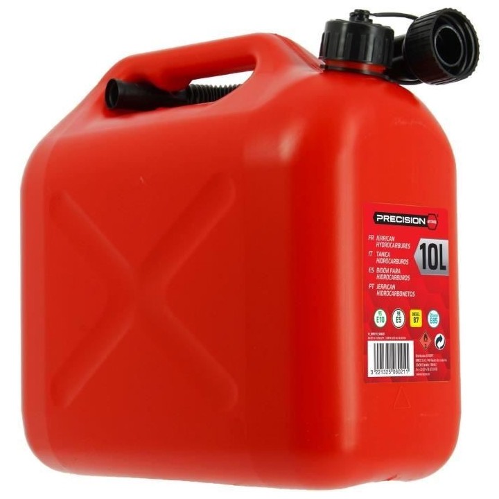 Jerrican plastique - XL TECH - 506021 - Capacité 10 litres - Homologu