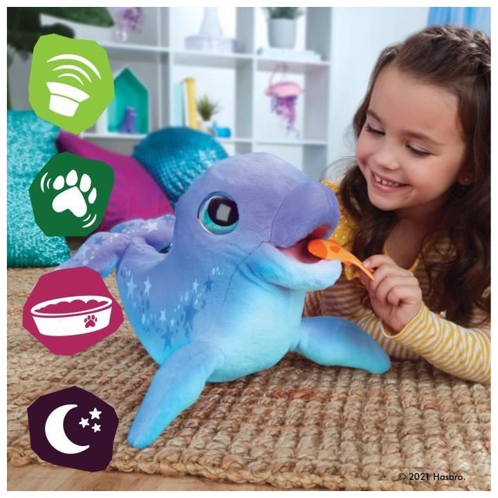FURREAL FRIENDS - Mon dauphin joyeux - peluche interactive - animal é