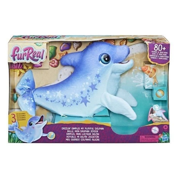 FURREAL FRIENDS - Mon dauphin joyeux - peluche interactive - animal é
