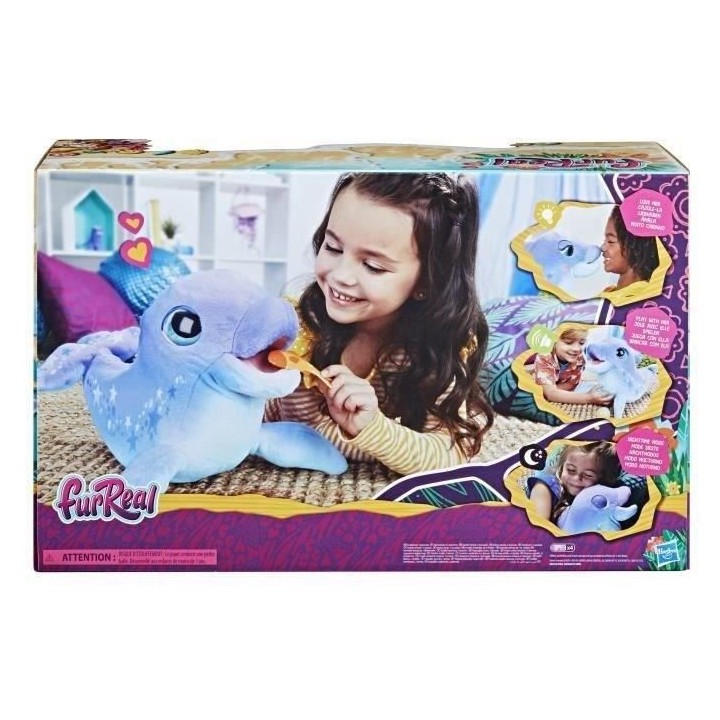 FURREAL FRIENDS - Mon dauphin joyeux - peluche interactive - animal é