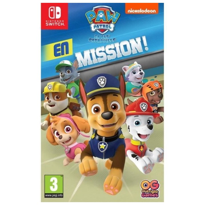 Pat'Patrouille en mission Jeu Switch