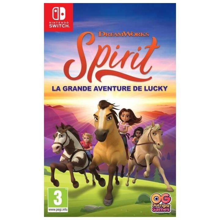 Dreamworks SPIRIT - La Grande Aventure de Lucky Jeu Switch