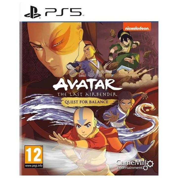 Avatar The Last Airbender Quest for Balance - Jeu PS5