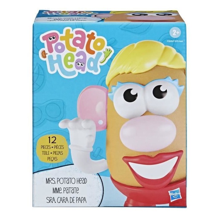 MONSIEUR PATATE - Jouet Mme Patate classique pour enfants avec 12 piec