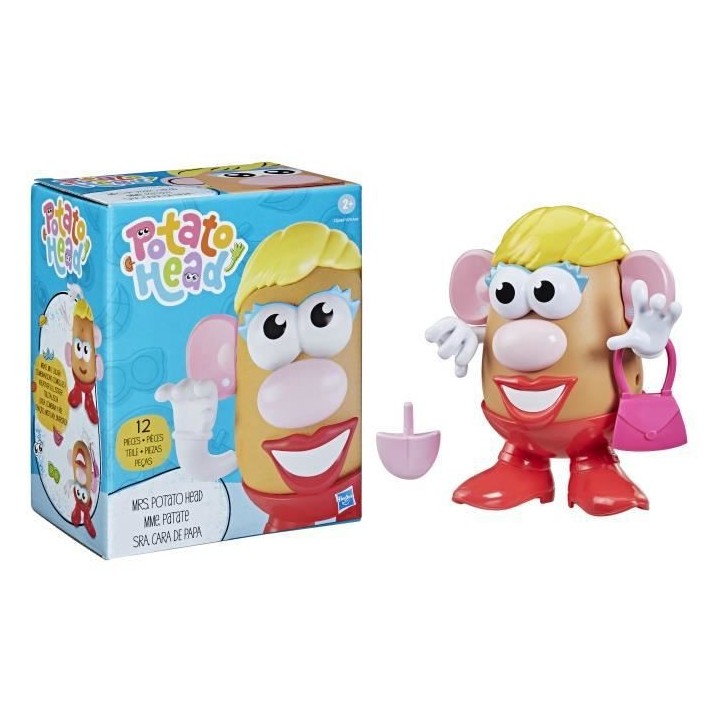 MONSIEUR PATATE - Jouet Mme Patate classique pour enfants avec 12 piec
