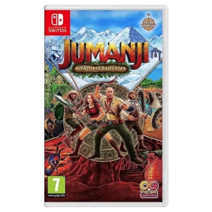Jumanji - Aventures Sauvages - Jeu Nintendo Switch