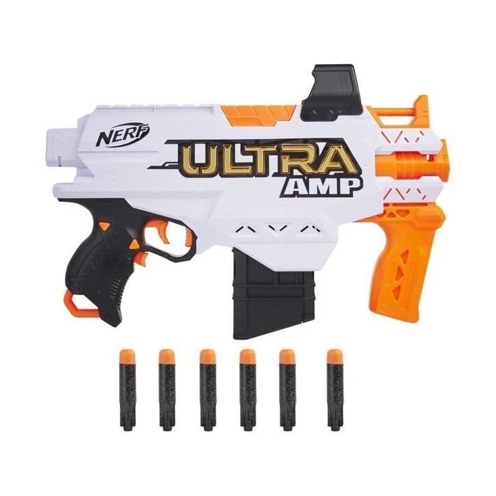 NERF - Ultra - Amp - Blaster motorisé - chargeur 6 fléchettes - 6 fl